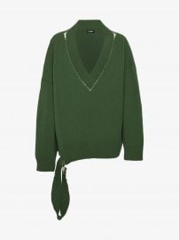 V-Neck Oversized Jumper by Raf Simons at Browns