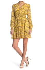 V-Neck Smocked Dress by Max Studio at Nordstrom Rack