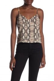 V-Neck Snake Print Cami at Nordstrom Rack