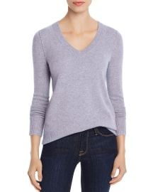 V-neck cashmere sweater at Bloomingdales