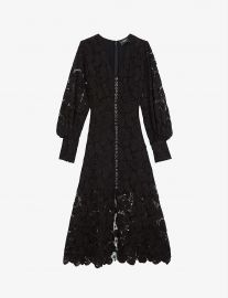 V-neck paisley lace maxi dress at Selfridges