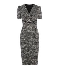 V-neck pencil dress at Karen Millen