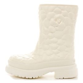 VALENTINO GARAVANI Rubber Atelier 03 Rose Edition 3050mm Short Rainboots 41 Avorio 1218741 FASHIONPHILE at Fashionphile