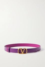 VALENTINO GARAVANI VLOGO reversible leather belt NET-A-PORTER at Net a Porter