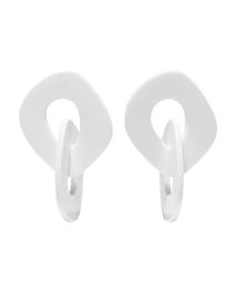 VALET White Womens Earrings at Yoox