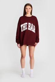 VARSITY SWEATSHIRT MAROON The Bar at The Bar