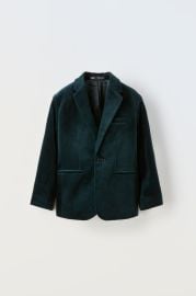 VELVET BLAZER at Zara