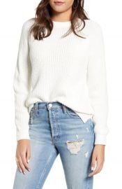 VERO MODA Shaker Stitch Crewneck Sweater   Nordstrom at Nordstrom