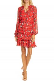 VERONICA BEARD   Alena Floral Print Mini Dress   Nordstrom Rack at Nordstrom Rack