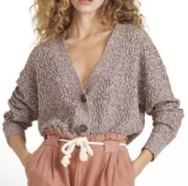 VERONICA BEARD Cardigan Sweater Gio Variegated Knit V-Neck Size Small eBay at eBay