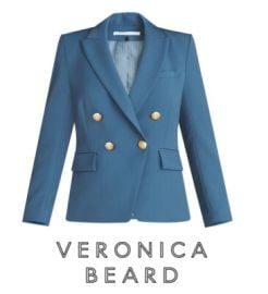 VERONICA BEARD Dickey Jacket Women sz 8 Blue GAIL Blazer NWT eBay at eBay