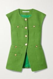 VERONICA BEARD Tamara cotton-tweed vest NET-A-PORTER at Net a Porter