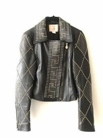 VERSACE for HampM leather jacket embellished size 6 EUR36 eBay at eBay