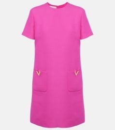 VGold Crepe Couture minidress at Mytheresa