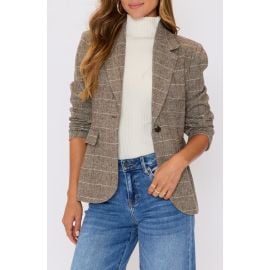 VICI Collection Elodie Plaid One-Button Blazer at Nordstrom