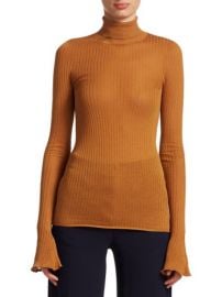 VICTORIA BECKHAM - RIB KNIT TURTLENECK at Saks Fifth Avenue