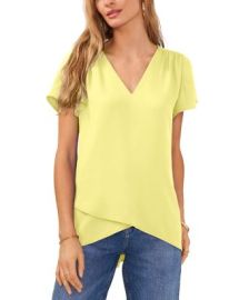 VINCE CAMUTO Crossover Top Bloomingdales at Bloomingdales