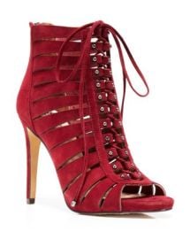 VINCE CAMUTO Fionna Lace Up Open Toe High-Heel Booties Bloomingdales at Bloomingdales