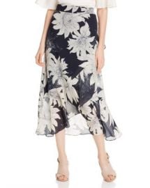 VINCE CAMUTO Floral-Print Midi Wrap Skirt - 100  Exclusive Women - Bloomingdale s at Bloomingdales