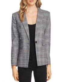 VINCE CAMUTO Glen Plaid Single-Button Blazer Women - Bloomingdale s at Bloomingdales