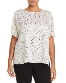 VINCE CAMUTO Plus Polka Dot Dolman Top Women -  Plus - Bloomingdale s at Bloomingdales