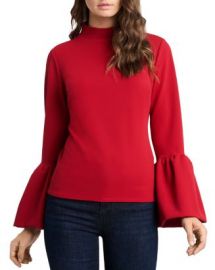 VINCE CAMUTO Puff Sleeve Top Women - Bloomingdale s at Bloomingdales