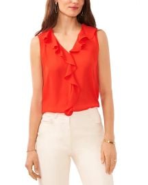 VINCE CAMUTO Ruffled Blouse Bloomingdales at Bloomingdales