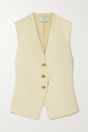 VINCE Recycled-crepe vest NET-A-PORTER at Net a Porter