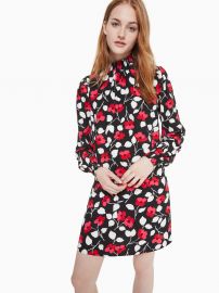 VINTAGE FLEUR CREPE DRESS at Kate Spade