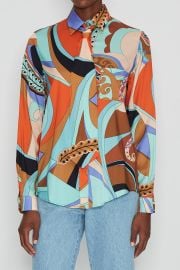 VINTAGE MOSAIC SHIRT - Greek Fashion Designer at Nadia Rapti