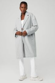 VIP Blazer Trench - Athletic Heather Grey Alo Yoga at Alo Yoga