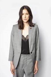 VIVA CHECK JACKET at Zadig and Voltaire