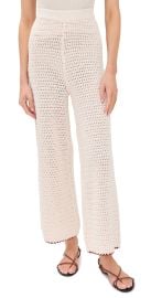 VRG GRL Stella Crochet Pants Cream XS at Shopbop