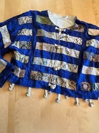 VTG MADE IN INDONESIA PATCHWORK BUTTON UP MULTICOLORED COIN SHIRT SZ L eBay at eBay