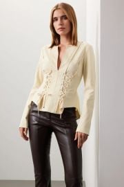 Valentina Lace Up Top by Marissa Webb Rent the Runway at Rent the Runway