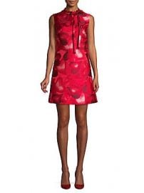 Valentino - Amour Printed Shift Dress at Saks Off 5th