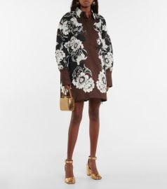 Valentino - Printed silk dress at My Theresa