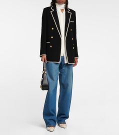 Valentino - VLogo tweed blazer at Mytheresa