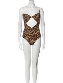 Valentino Animal Print One Piece at The Real Real