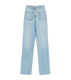 Valentino Blue Straight Leg Jeans Harrods US at Harrods