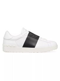 Valentino Calfskin Open Sneakers at Saks Fifth Avenue