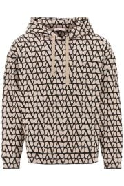 Valentino Drawstring Long Sleeved Hoodie at Cettire