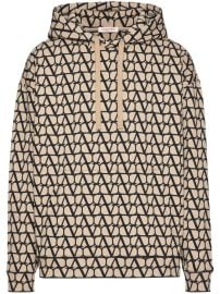 Valentino Drawstring Long Sleeved Hoodie at Farfetch