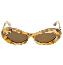 Valentino Eyewear Vls-178d - Havana Honey Sunglasses italist ALWAYS LIKE A SALE at italist