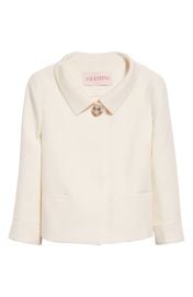 Valentino Garavani Crepe Couture Jacket at Nordstrom