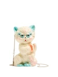 Valentino Garavani Le Chat De La Maison Clutch Bag Neutrals at Farfetch