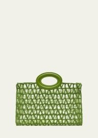 Valentino Garavani Le Troisieme Iconographe Mesh Tote Bag at Neiman Marcus