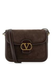 Valentino Garavani Leather 9TO5 Shoulder Bag Brown at Farfetch