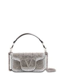 Valentino Garavani Loc VLogo Small Embellished Shoulder Bag Bloomingdalex27s Handbags at Bloomingdales