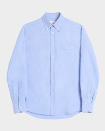 Valentino Garavani Menx27s VLogo Oxford Sport Shirt at Neiman Marcus